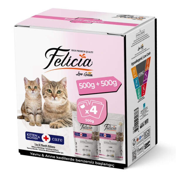 Felicia 500 gr Yavru Kuzu Etli Az Tahıllı